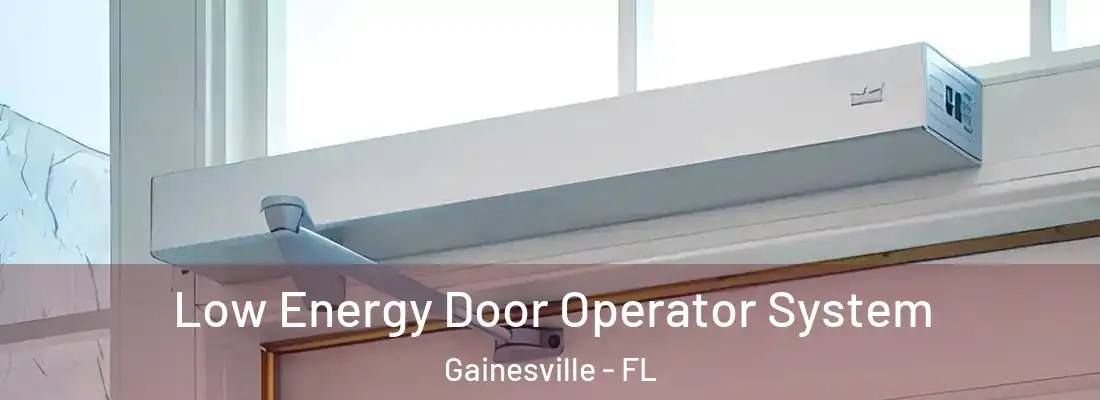Low Energy Door Operator System Gainesville - FL